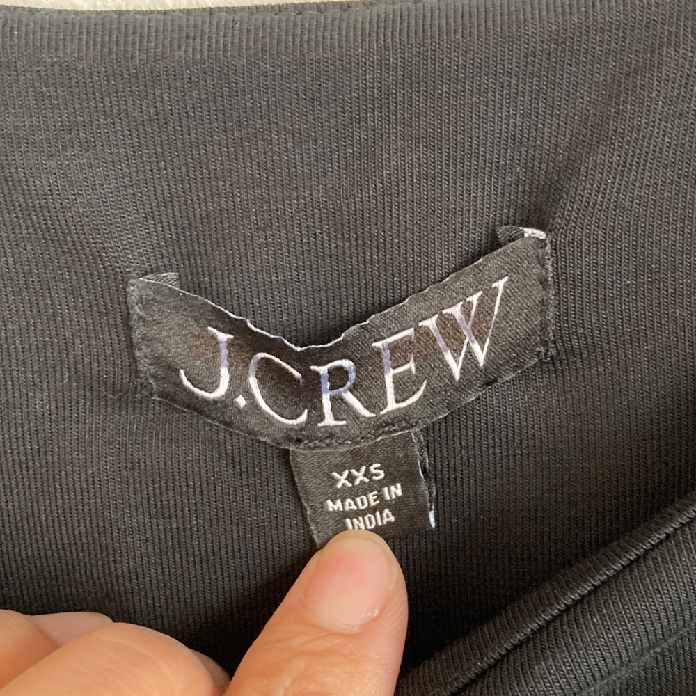 J.‎ Crew Drop-waist mixy dress in Black- Size XXS - Picture 5 of 6